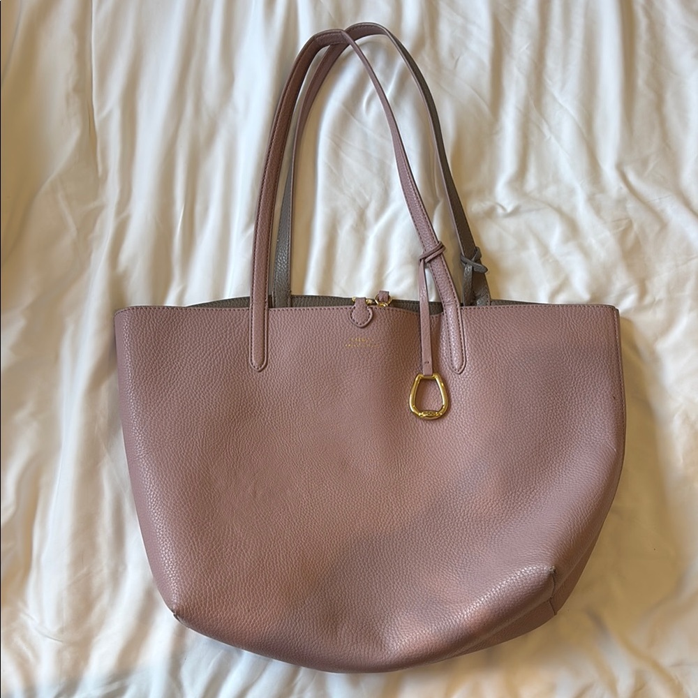 Ralph Lauren Elegant Pink Tote Bag